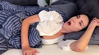 Stepson fucks stepmom on a blowing night